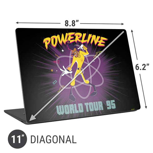 Disney Powerline World Tour 95 Universal Laptop 11in (8.8 x 6.2in) Skin